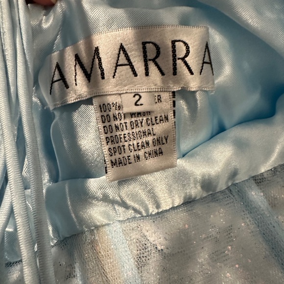 AMARRA light blue dress size 2, NWT - Picture 8 of 8